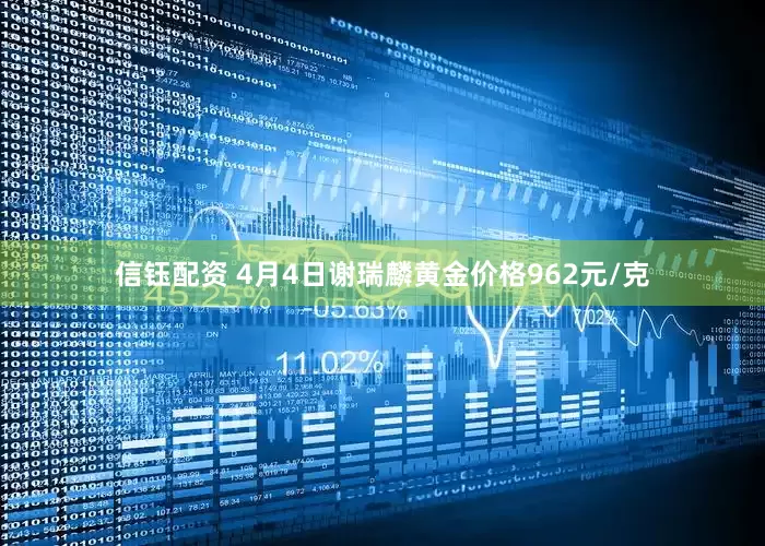 信钰配资 4月4日谢瑞麟黄金价格962元/克