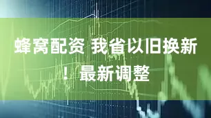 蜂窝配资 我省以旧换新！最新调整